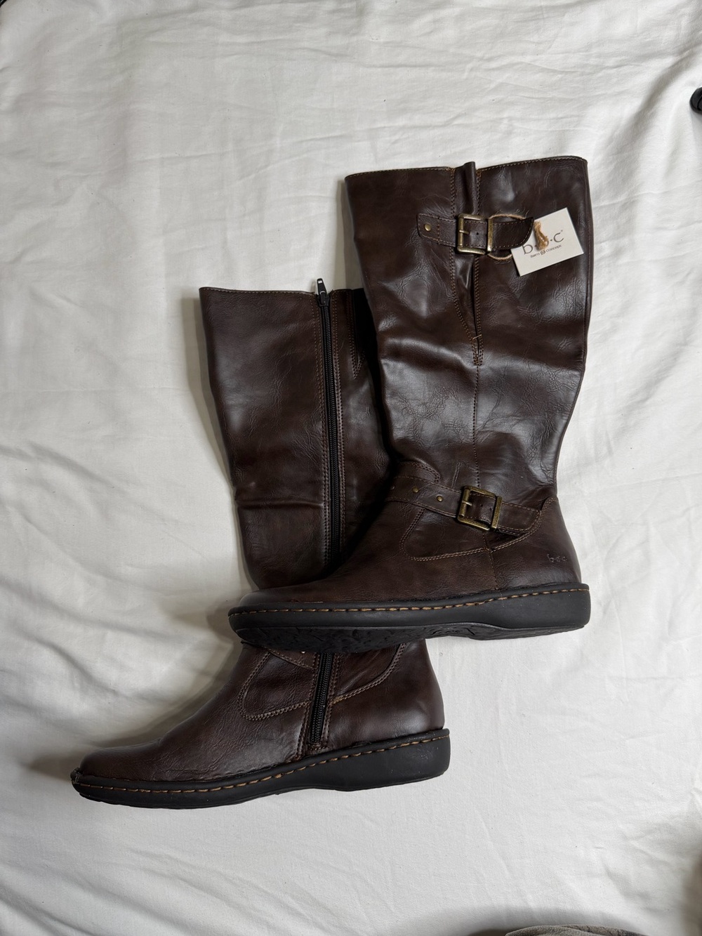 B.O.C Tall Riding Boots Austin Brown Wide Calf NWT Size 10 Fall Shoes